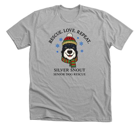 2025 Winter Shirt Fundraiser, a Athletic Heather Premium Unisex Tee