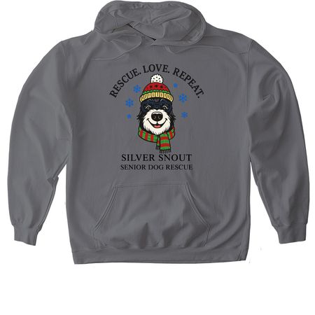 2025 Winter Shirt Fundraiser, a Charcoal Gildan Softstyle Pullover Hoodie