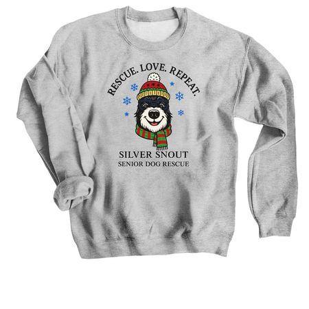 2025 Winter Shirt Fundraiser, a Sport Grey Crewneck Sweatshirt