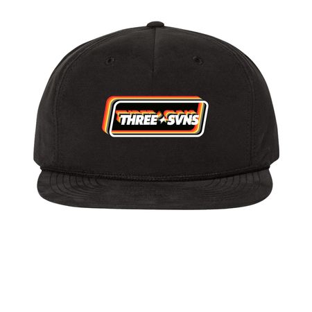 Three Sevens Retro Hat, a Black Printed Umpqua Snapback Cap