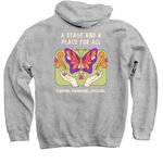 Broadway in Bixby: Wings Edition, a Sport Grey Pullover Hoodie (back-view)