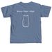 Support A Cat & Dogs Friend Rescue, a Blue Jean Comfort Colors Unisex Tee (back-view)