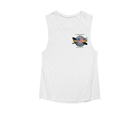 2026 Summer Tanks, a White Women's Muscle Tank