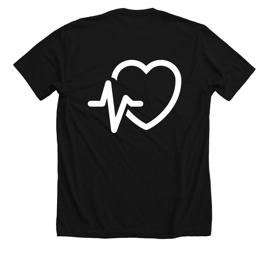 SCC Nursing, a Solid Black Blend Premium Unisex Tee (back-view)