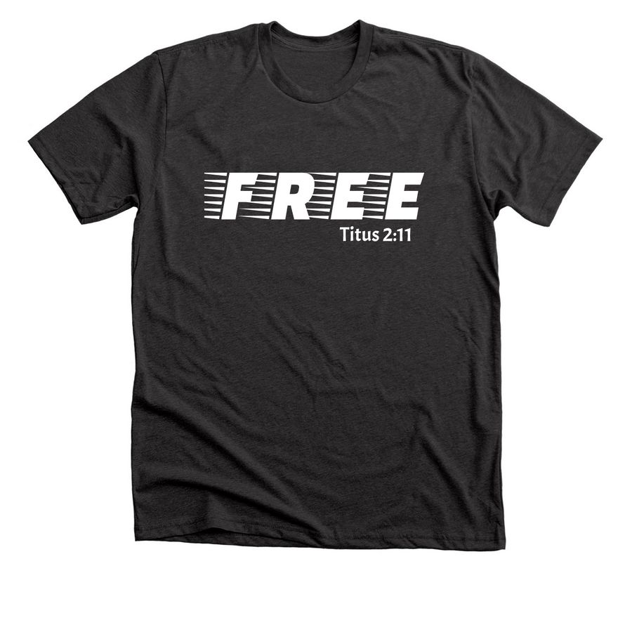 FREE, a Dark Grey Heather Premium Unisex Tee