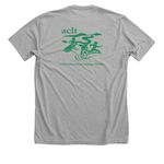 ACLT 2026 PCC-Green Logo, a Athletic Heather Premium Unisex Tee (back-view)