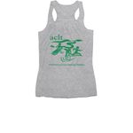 ACLT 2026 PCC-Green Logo, a Athletic Heather Women's Racerback (back-view)