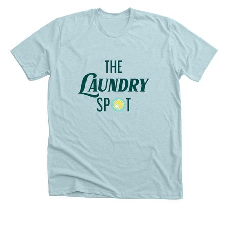 The Laundry Spot Merch, a Heather Ice Blue Premium Unisex Tee