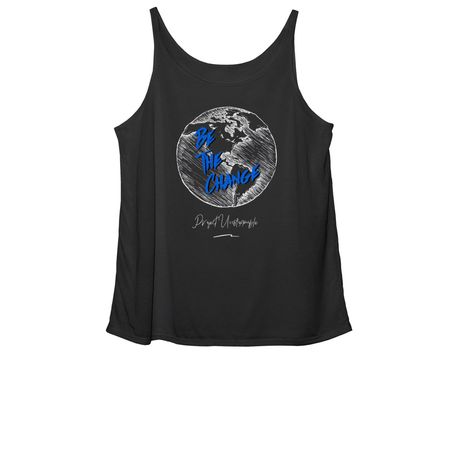 Be The Change&nbsp;, a Black Women's Slouchy Tank