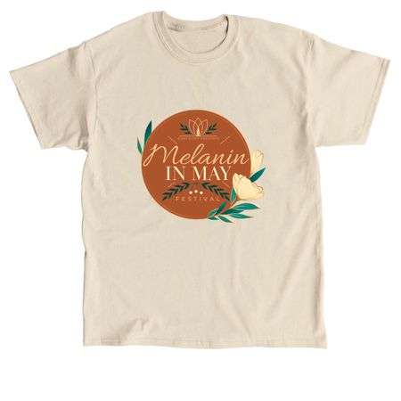Melanin in May Festival, a Sand Classic Unisex Tee