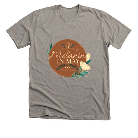 Melanin in May Festival, a Heather Stone Premium Unisex Tee
