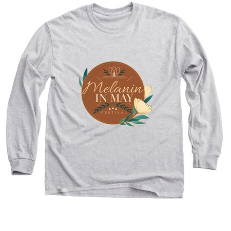 Melanin in May Festival, a Sport Grey Classic Long Sleeve Tee