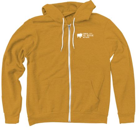 KCPRN Fall Collection, a Heather Mustard Zip Up Hoodie