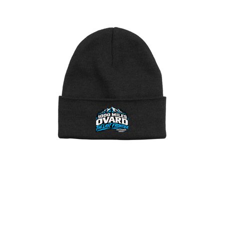 Ovard The Last Frontier, a Black Printed Base Camp Beanie