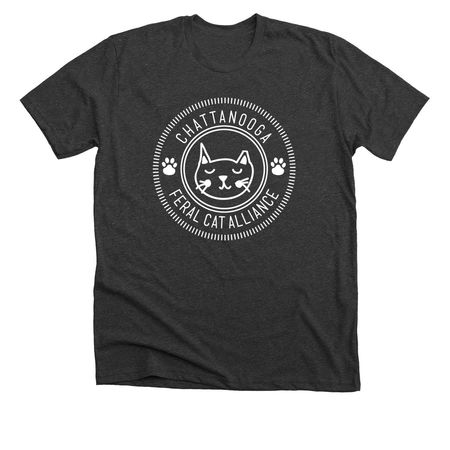 Chattanooga Feral Cat Alliance, a Dark Grey Heather Premium Unisex Tee