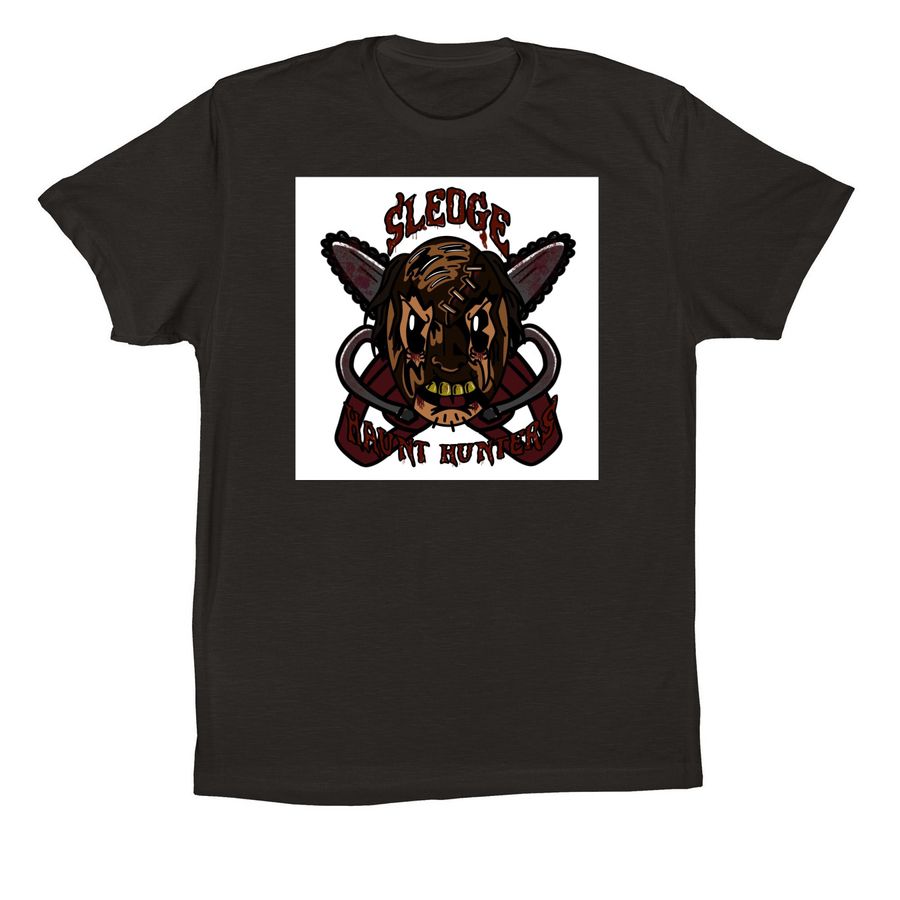 Front logo merch, a Black Premium Cotton Tee