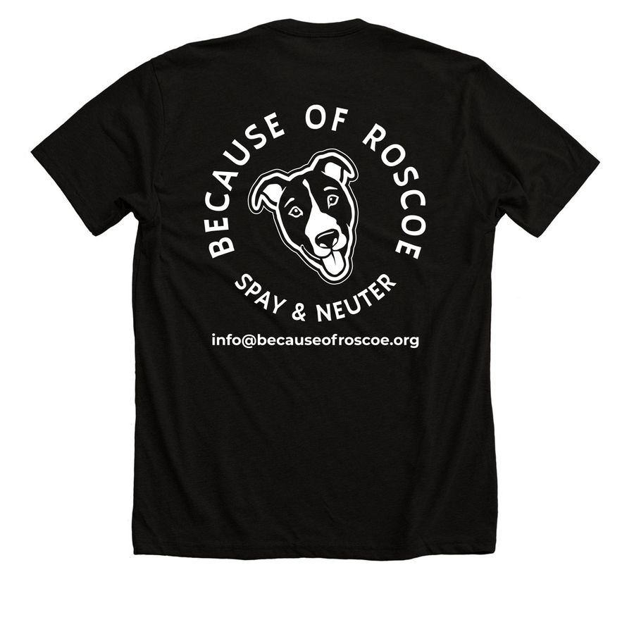 Ball Buster Crew&nbsp;, a Solid Black Blend Premium Unisex Tee (back-view)