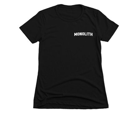 Monolith Official Player Shirts, a Black Women's Slim Fit Tee