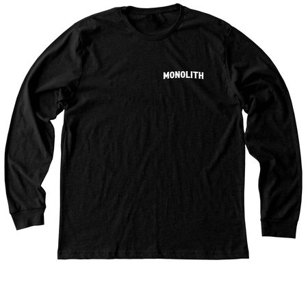 Monolith Official Player Shirts, a Black Heather Premium Long Sleeve Tee