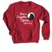 SAFE Script Logo, a Cardinal Red Crewneck Sweatshirt