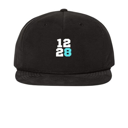 1228 Snapback, a Black Printed Umpqua Snapback Cap