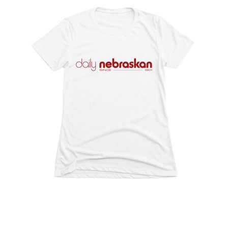 Cool retro DN vibes, a White Women's Slim Fit Tee