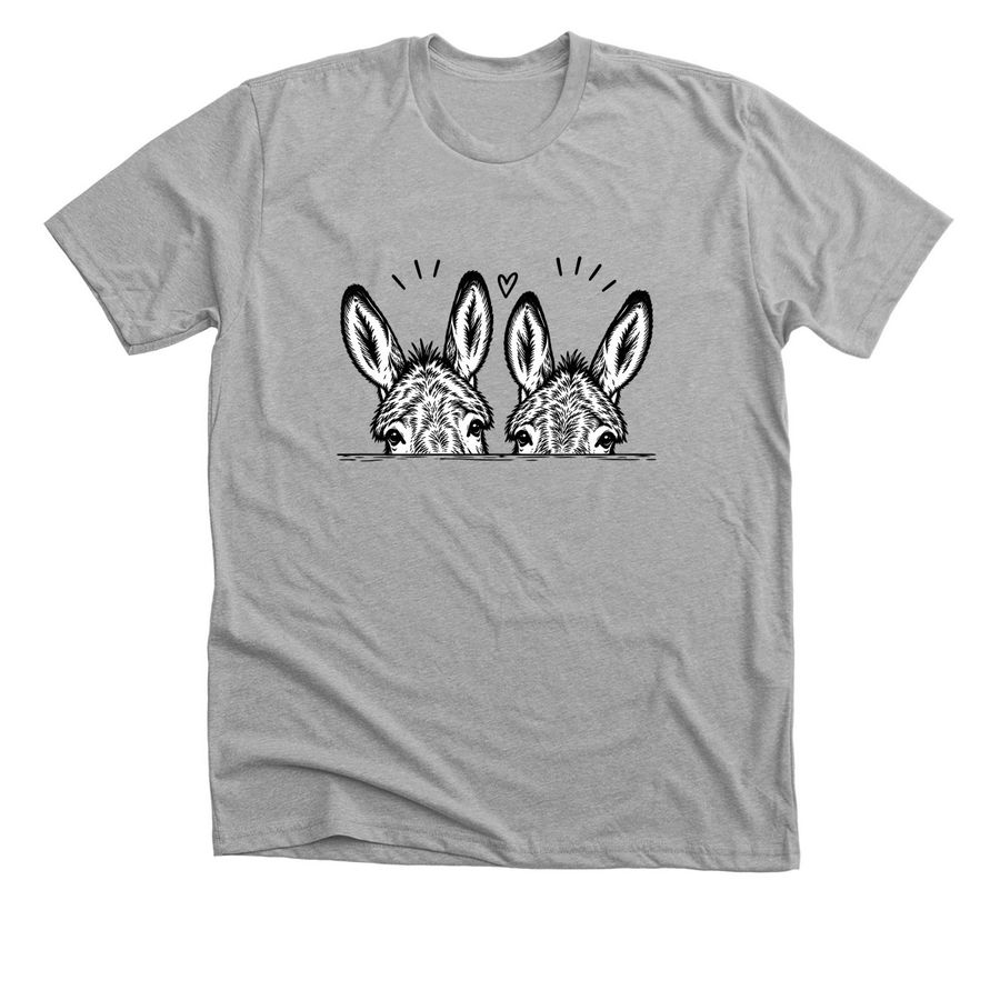 Hee-Haw for 21 Roots Farm, a Athletic Heather Premium Unisex Tee