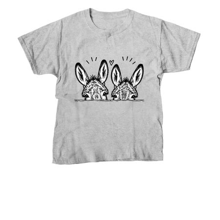 Hee-Haw for 21 Roots Farm, a Sport Grey Youth Unisex Tee