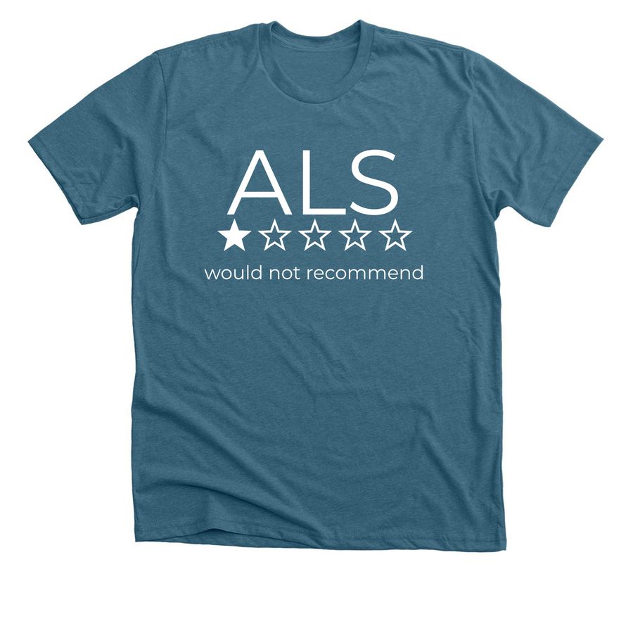 2026 Eastern Iowa Walk to Defeat ALS: TEAMVON, a Heather Deep Teal Premium Unisex Tee