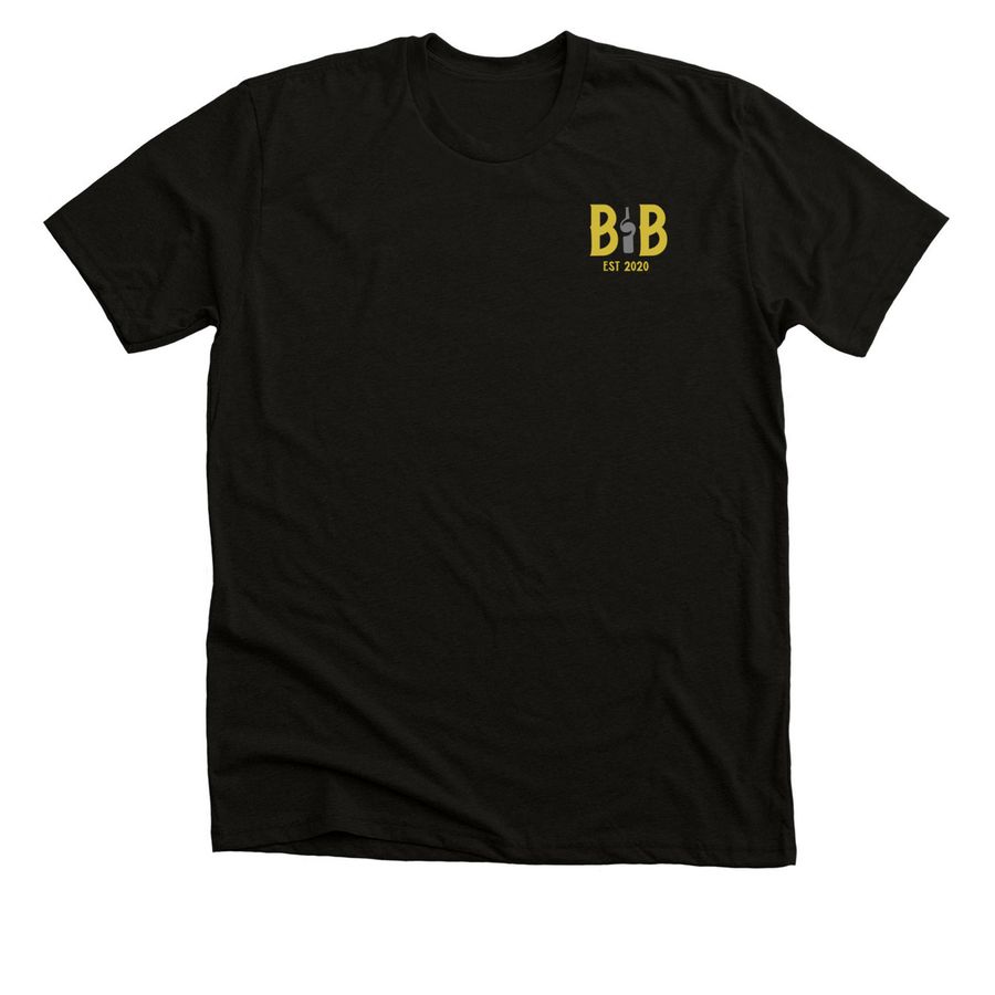 Official Bikes and Beers Style, a Solid Black Blend Premium Unisex Tee