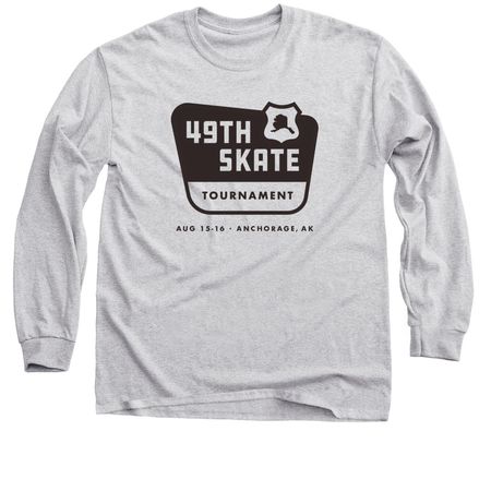 49th Skate Tournament Merch, a Sport Grey Classic Long Sleeve Tee