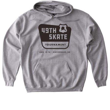 49th Skate Tournament Merch, a Sport Grey Gildan Softstyle Pullover Hoodie