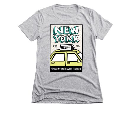AM68 Moving Forward, a Dark Heather Grey Women's Slim Fit Tee