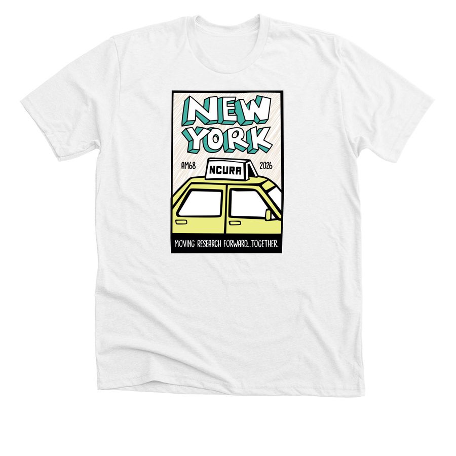 AM68 Moving Forward, a Solid White Blend Premium Unisex Tee
