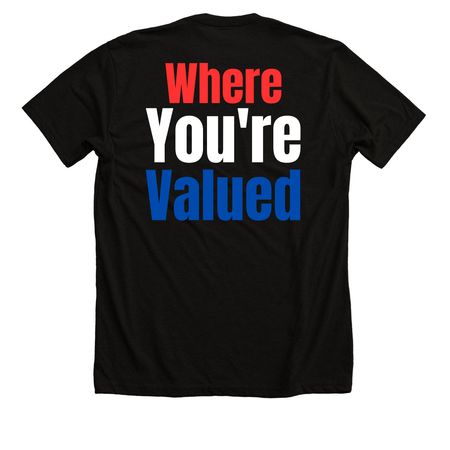 VAR Coca-Cola World 195, a Solid Black Blend Premium Unisex Tee (back-view)