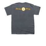 Honey Harvest&nbsp; Shirts, a Dark Heather Youth Unisex Tee (back-view)