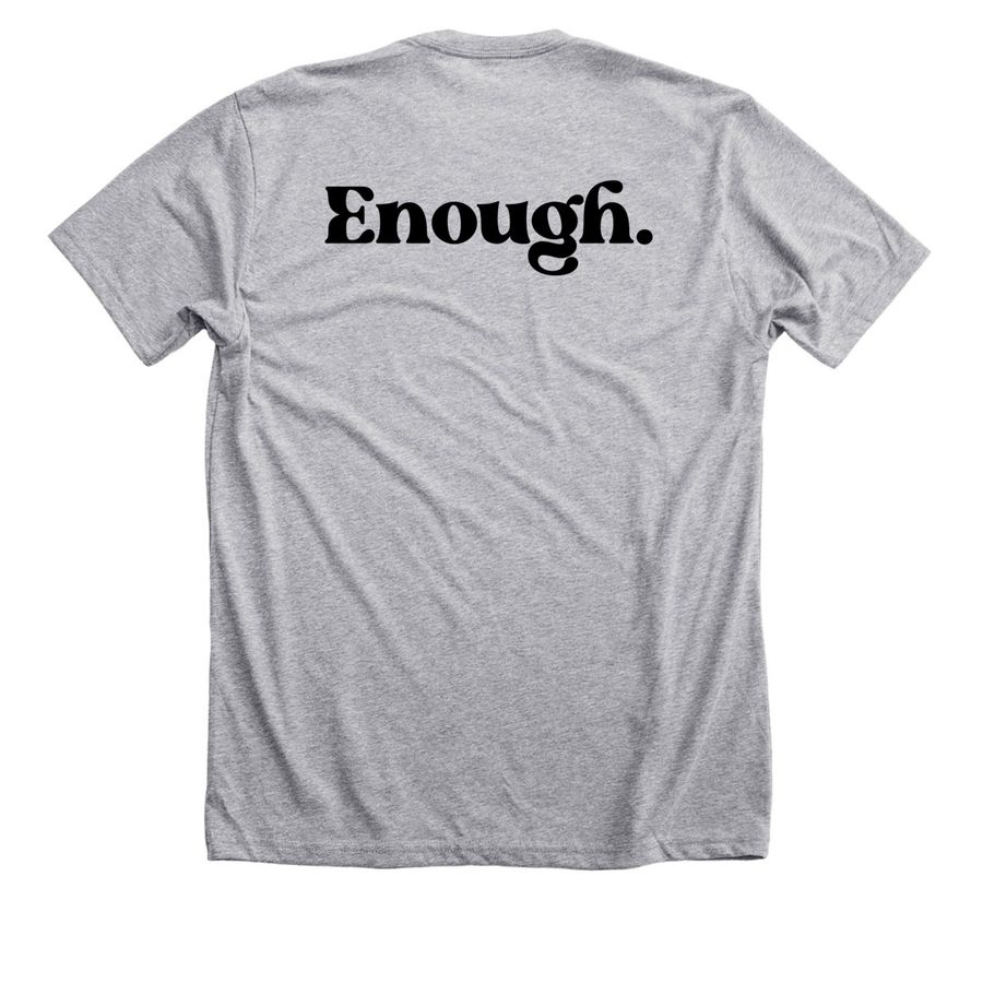 Parents against Politicians, a Athletic Heather Premium Unisex Tee (back-view)