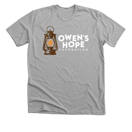 Owen's Hope Foundation, a Athletic Heather Premium Unisex Tee