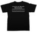 AFN Merch, a Black Comfort Colors Unisex Tee (back-view)