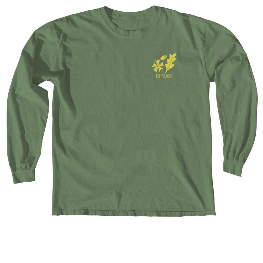 adult - ALT logo front & full design back, a Hemp Comfort Colors Long Sleeve Tee