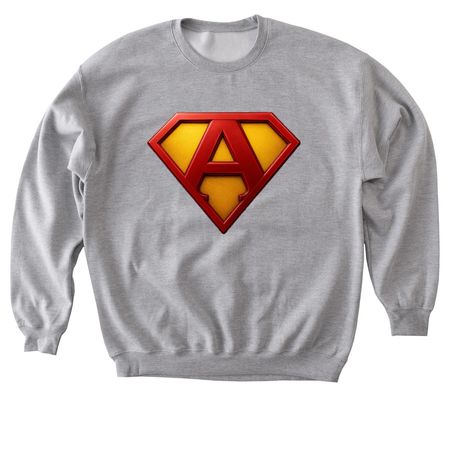 Ackie?s Army Super Ackie Shirt, a Sport Grey Softstyle Crewneck Sweatshirt