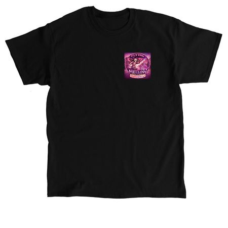 Flying Mellow x Auntysarus, a Black Classic Unisex Tee