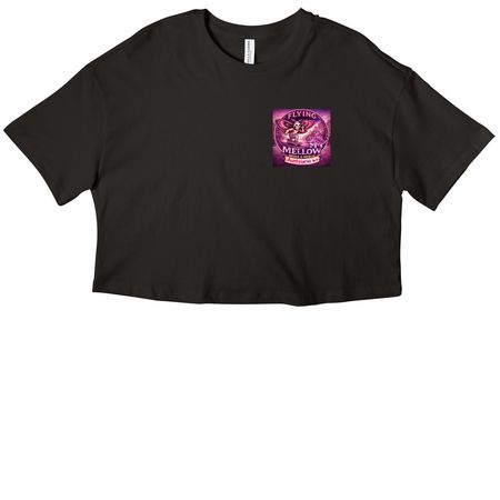 Flying Mellow x Auntysarus, a Black Women?s Cropped Cotton Tee