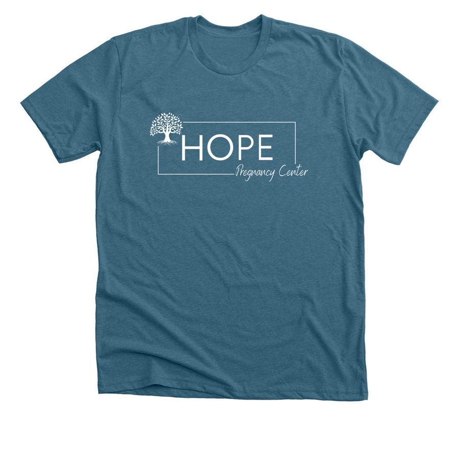 Logo Wear - Dark Colors, a Heather Deep Teal Premium Unisex Tee