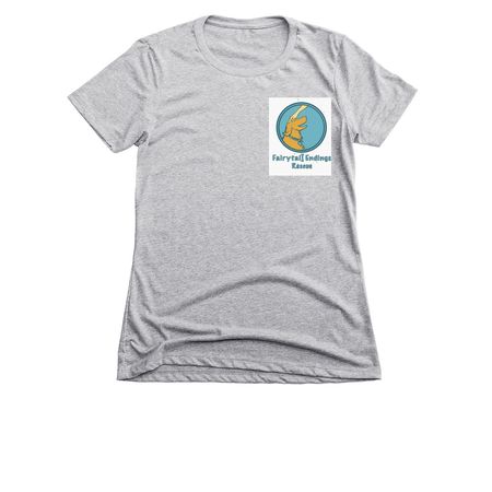LIFE SAVING T-SHIRTS FOR HOMELESS DOGS, a Dark Heather Grey Women's Slim Fit Tee