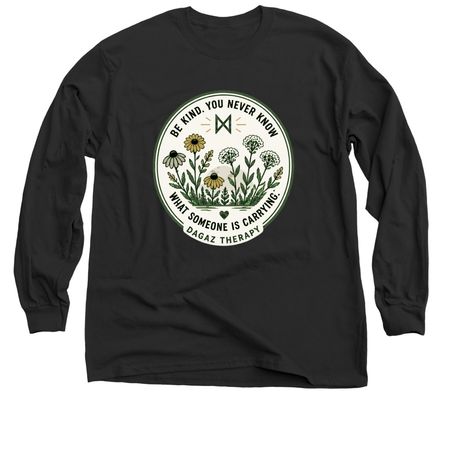 Be Kind, a Black Classic Long Sleeve Tee