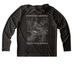 Rattlesnake Research, a Black UV Performance Long Sleeve Hoodie (back-view)