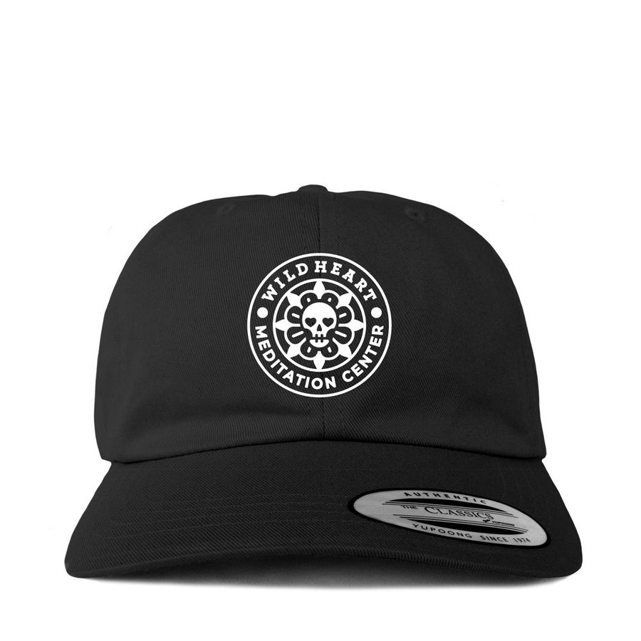 Support Wild Heart Meditation Center!&nbsp;, a Black Classic Baseball Cap