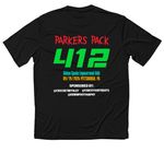 2026 EVENT GEAR, a Black Classic Performance Tee (back-view)