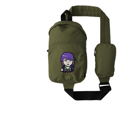 Hirame's Backpack, a Olive Grove Sling Bag